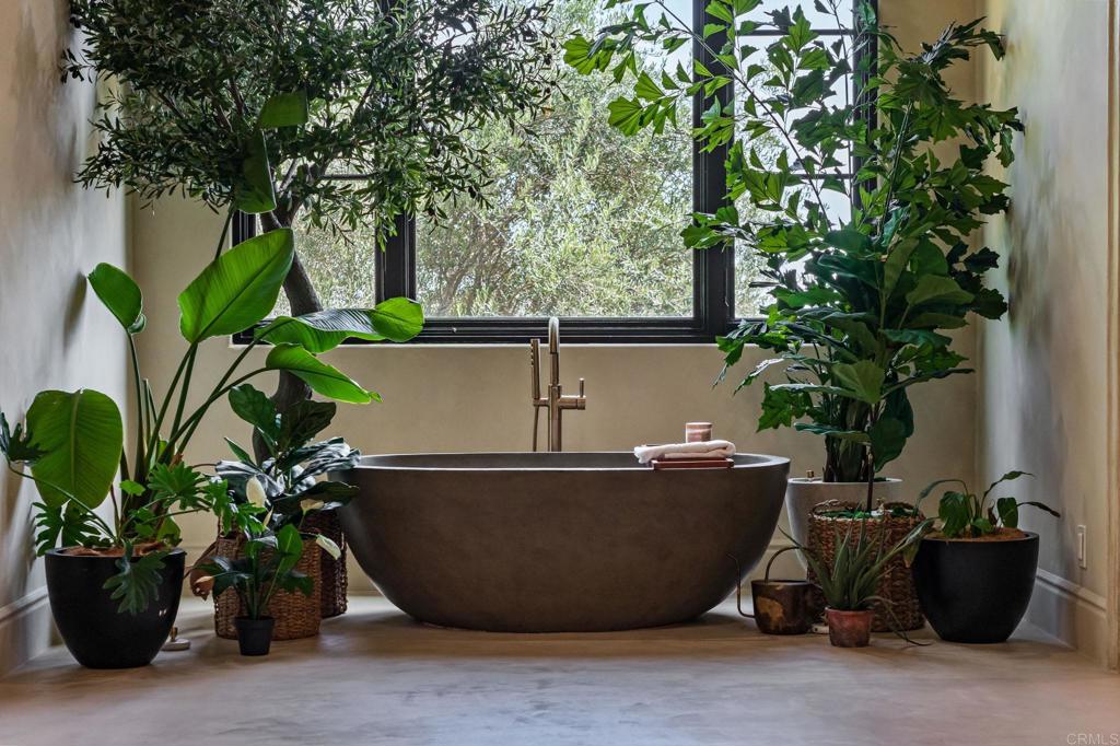 18000 Sunset Point Road Poway, CA 92064 - Photo 16 of 36 a view of a small pool with potted plants