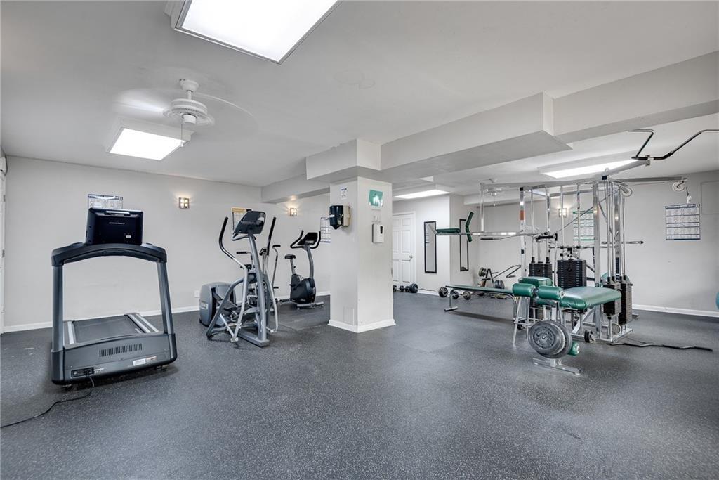 3087 Colonial Way, Unit J Atlanta, GA 30341 - Photo 19 of 21 a view of a room with gym equipment