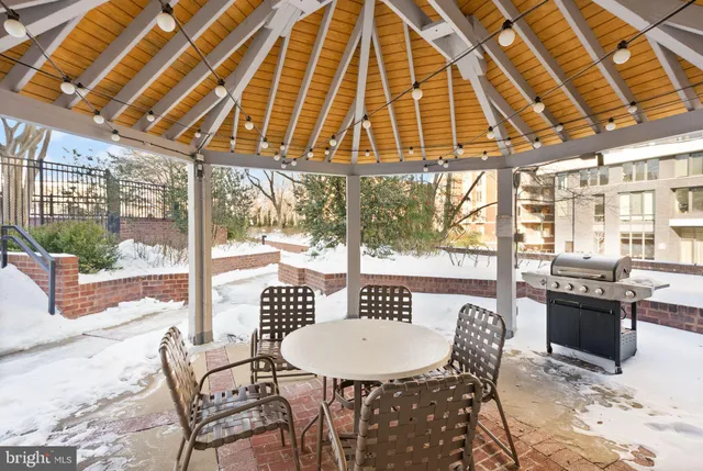 a view of a dining room with furniture wooden floor and a potted plant