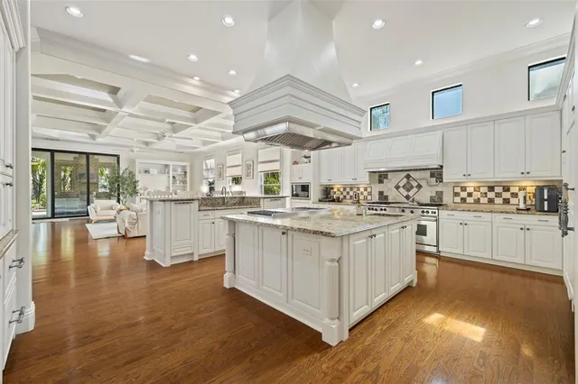 a black and white checkered floor