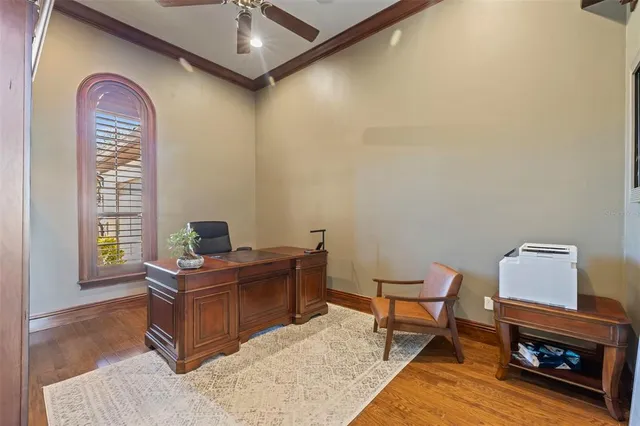 a view of a room with wooden floor and outdoor space