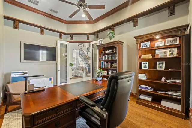 a view of a entryway door front of house