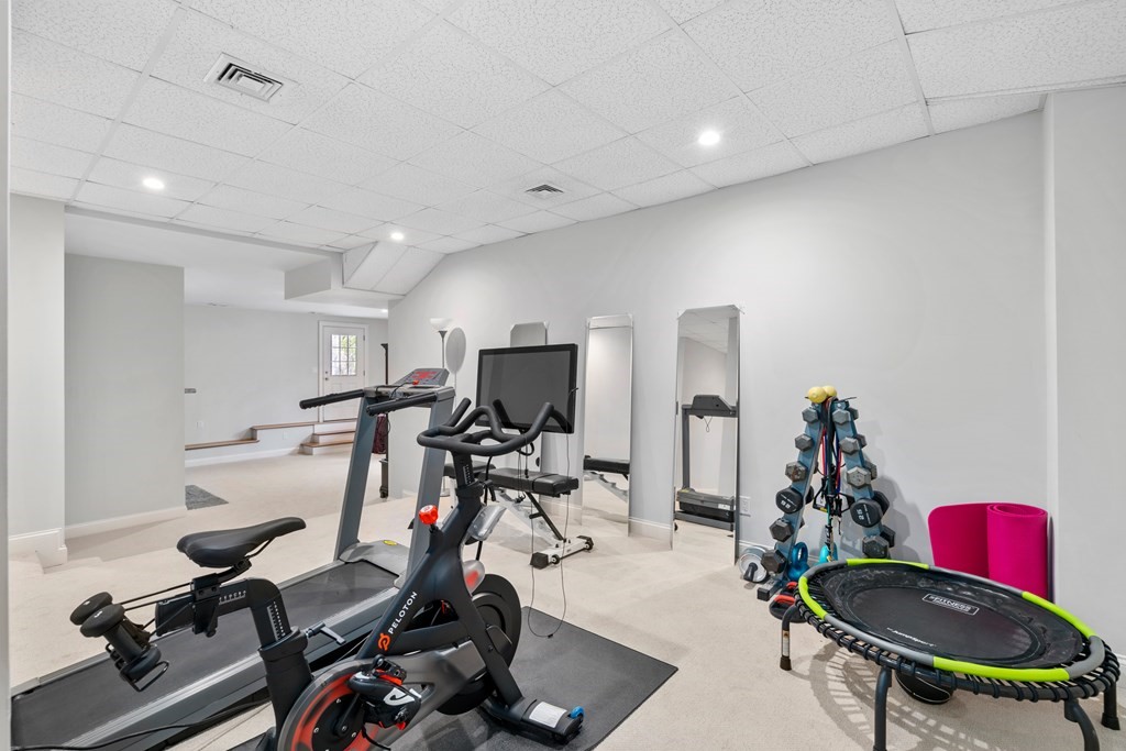130 Summer Street Weston, MA 02493 - Photo 24 of 26 a view of a room with gym equipment