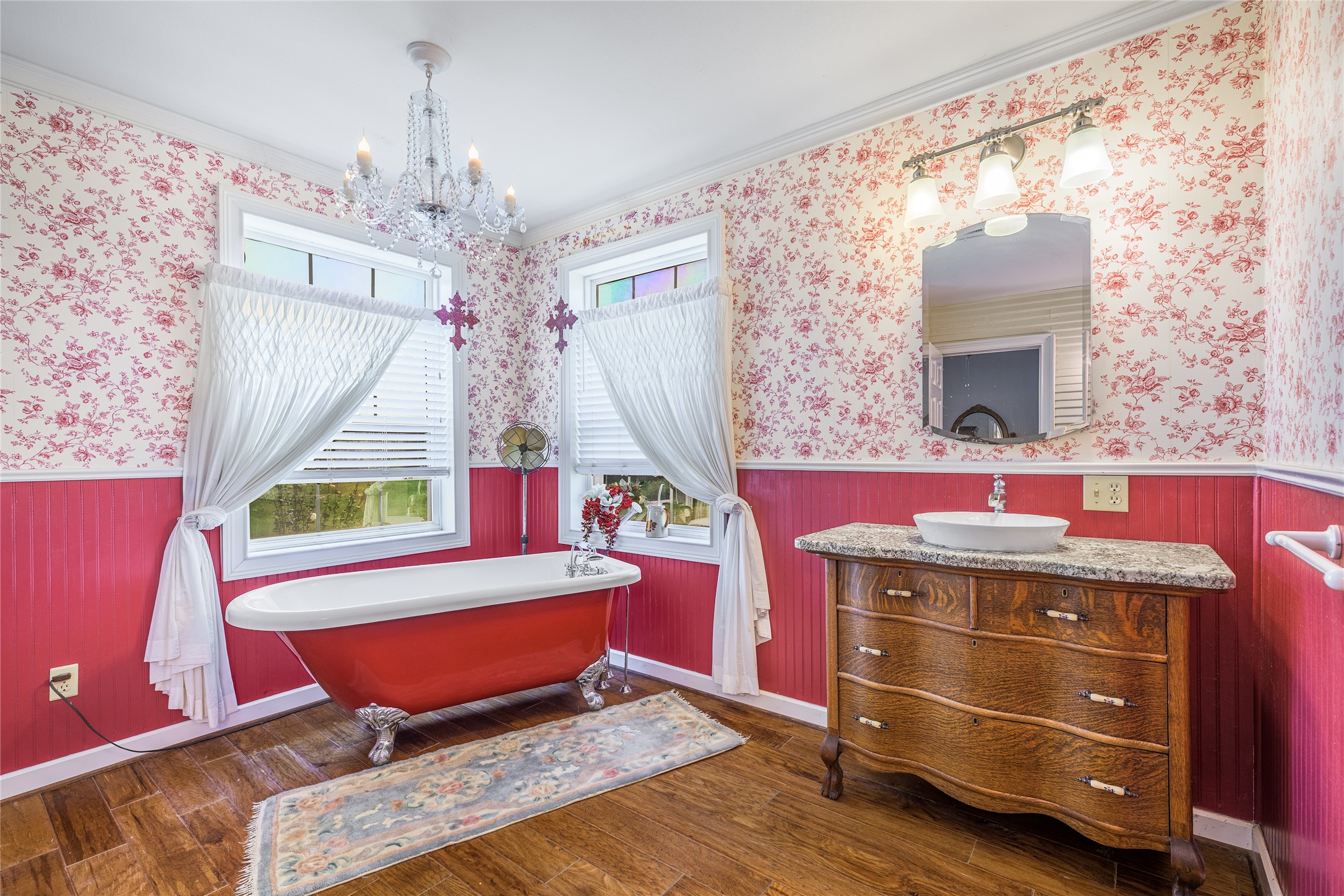2020 South Knezek Road Flatonia, TX 78941 - Photo 11 of 25 a living room with a table chairs and a large window
