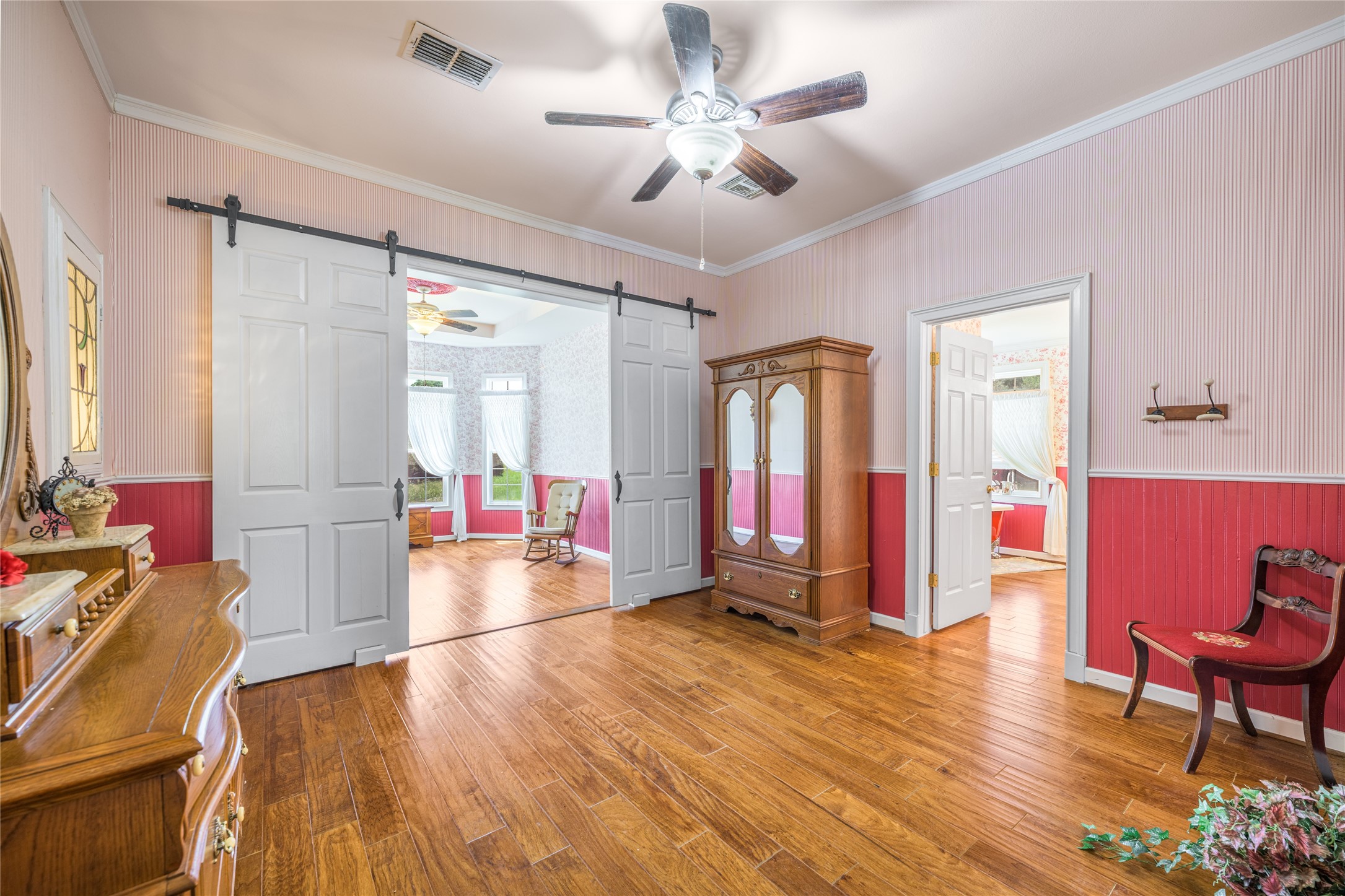 2020 South Knezek Road Flatonia, TX 78941 - Photo 9 of 25 a view of livingroom with furniture wooden floor and window