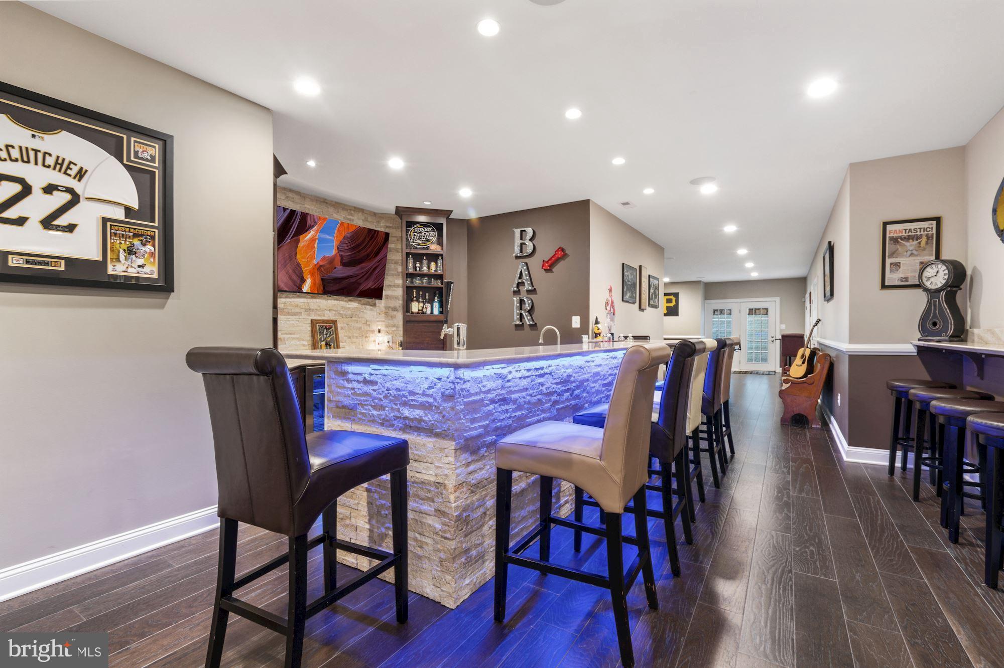 1500 Sandy Glenn Place Sandy Spring, MD 20860 - Photo 59 of 84 Lower Level Bar