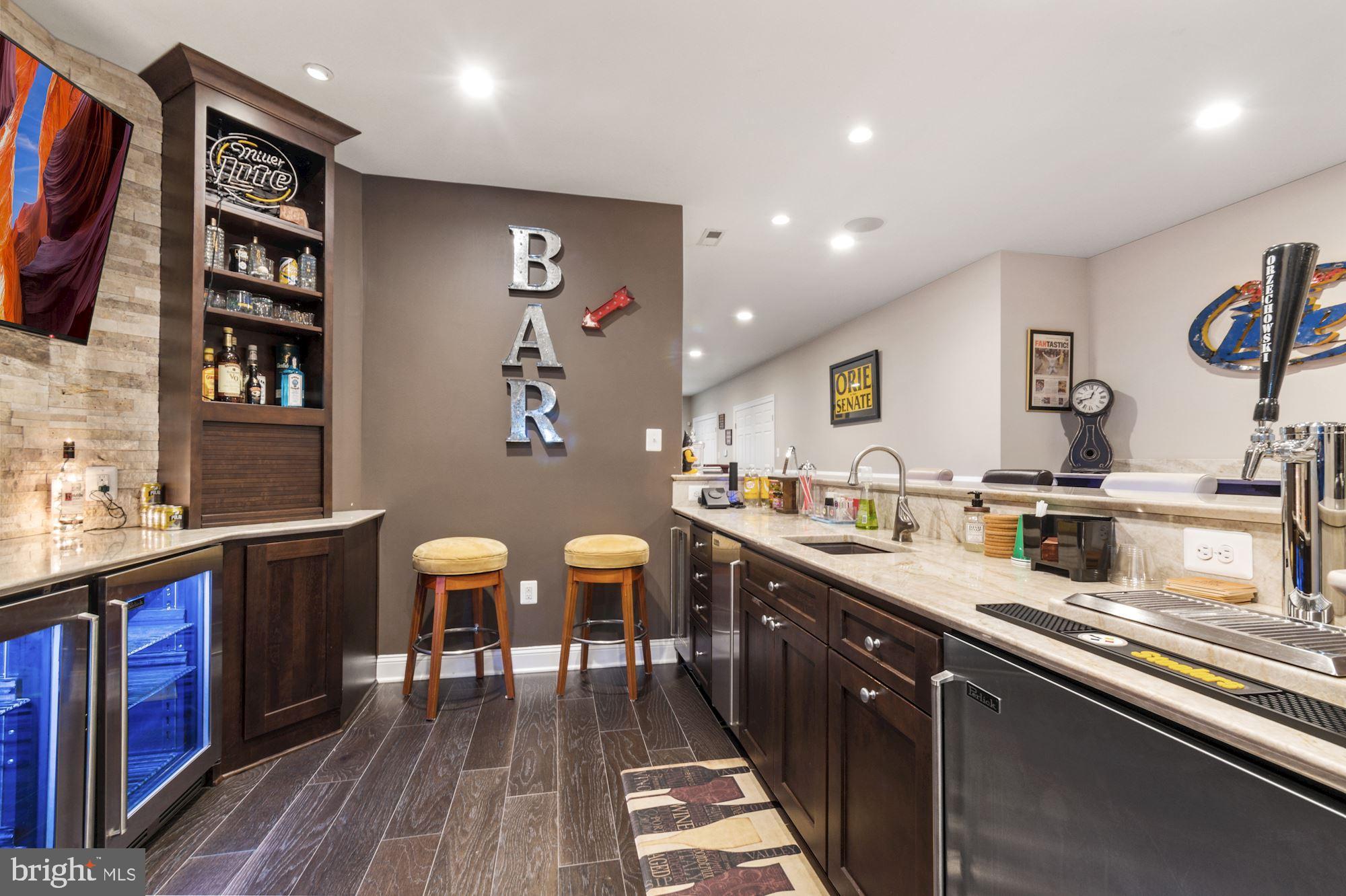 1500 Sandy Glenn Place Sandy Spring, MD 20860 - Photo 60 of 84 Lower Level Bar