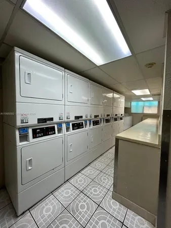 a view of a room with windows