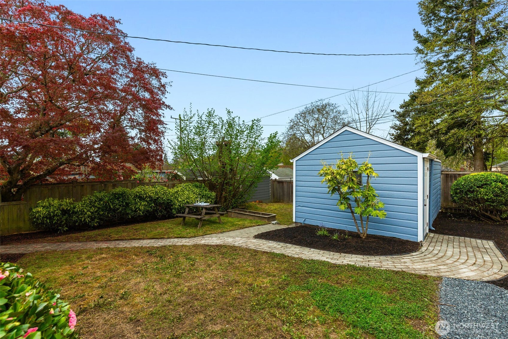 8115 34th Avenue Southwest Seattle, WA 98126 - Photo 29 of 39 a view of a back yard of the house