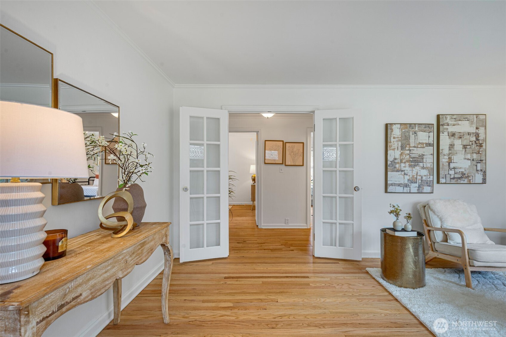 8115 34th Avenue Southwest Seattle, WA 98126 - Photo 10 of 39 a view of a livingroom with furniture and windows