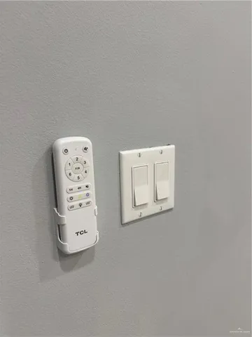 a close view of closet