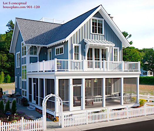 Lot#4 & Mischa Road, Unit 5W Trumbull, CT 06611 - Photo 7 of 19 a front view of a house with a porch