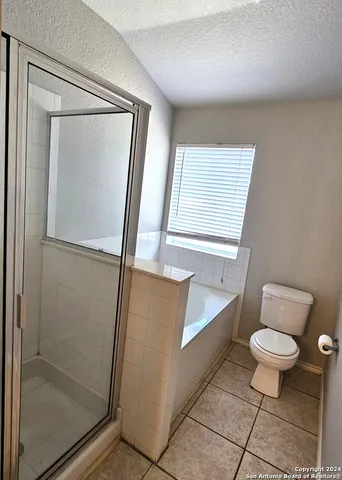 a bathroom with a toilet a sink and a mirror