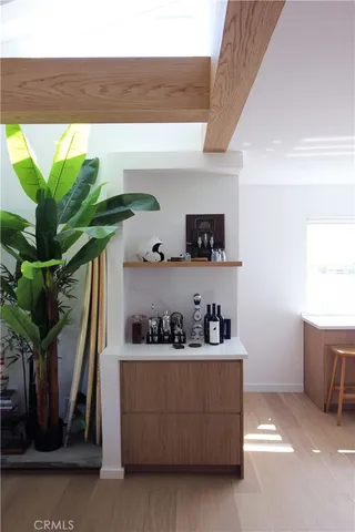 a view of backyard with green space