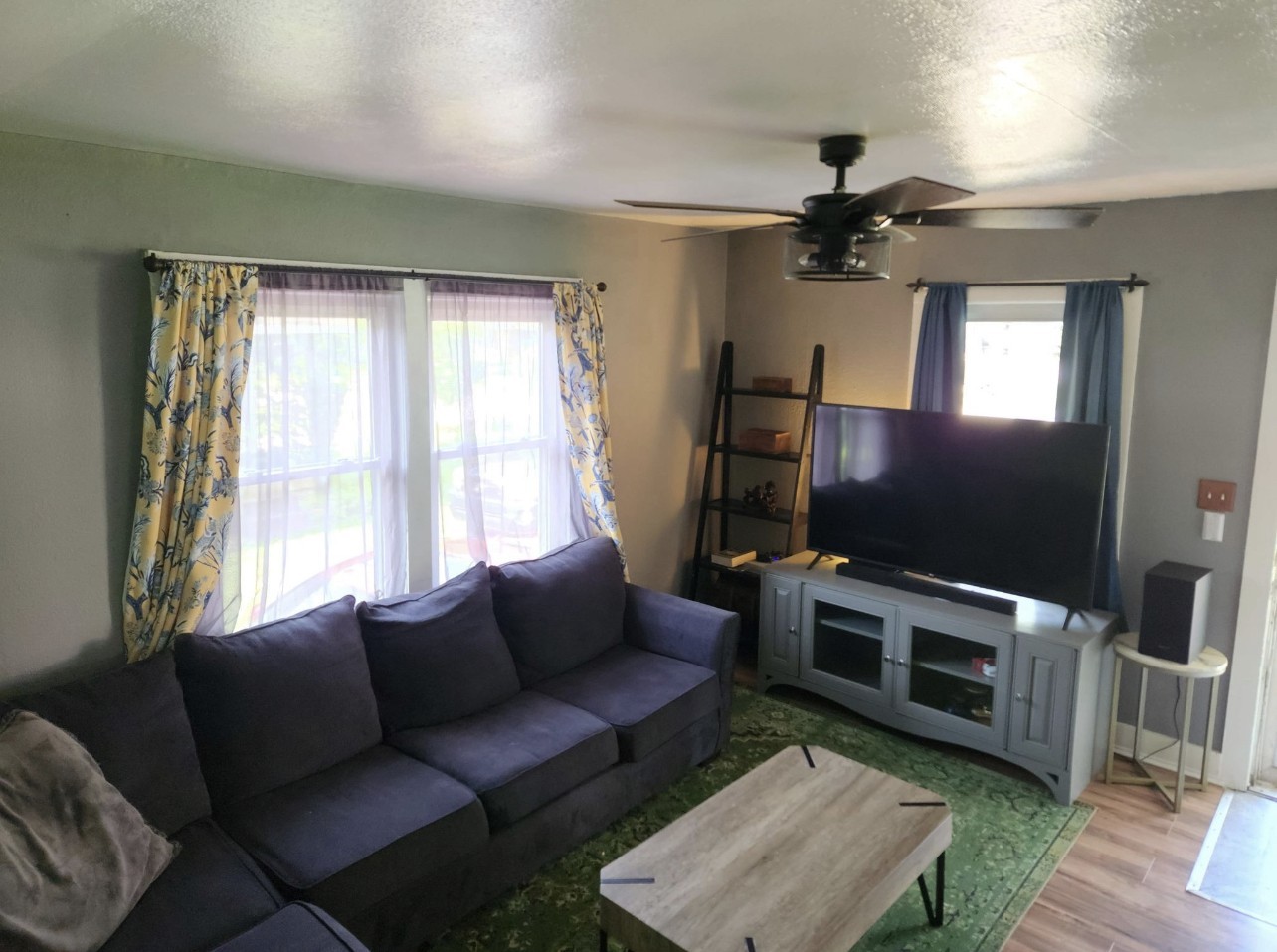 256 Walker Street Manchester, TN 37355 - Photo 3 of 14 a living room with furniture a flat screen tv and a window