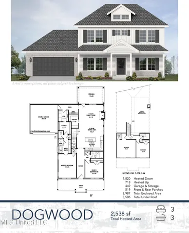 $428,900 | 1335 Creekside Boulevard, Hernando, MS 38632