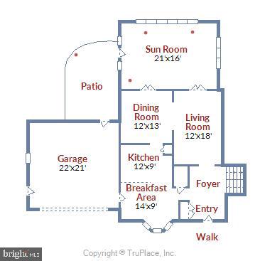 3221 Miller Heights Road Oakton, VA 22124 - Photo 59 of 60 Main Level Floorplan