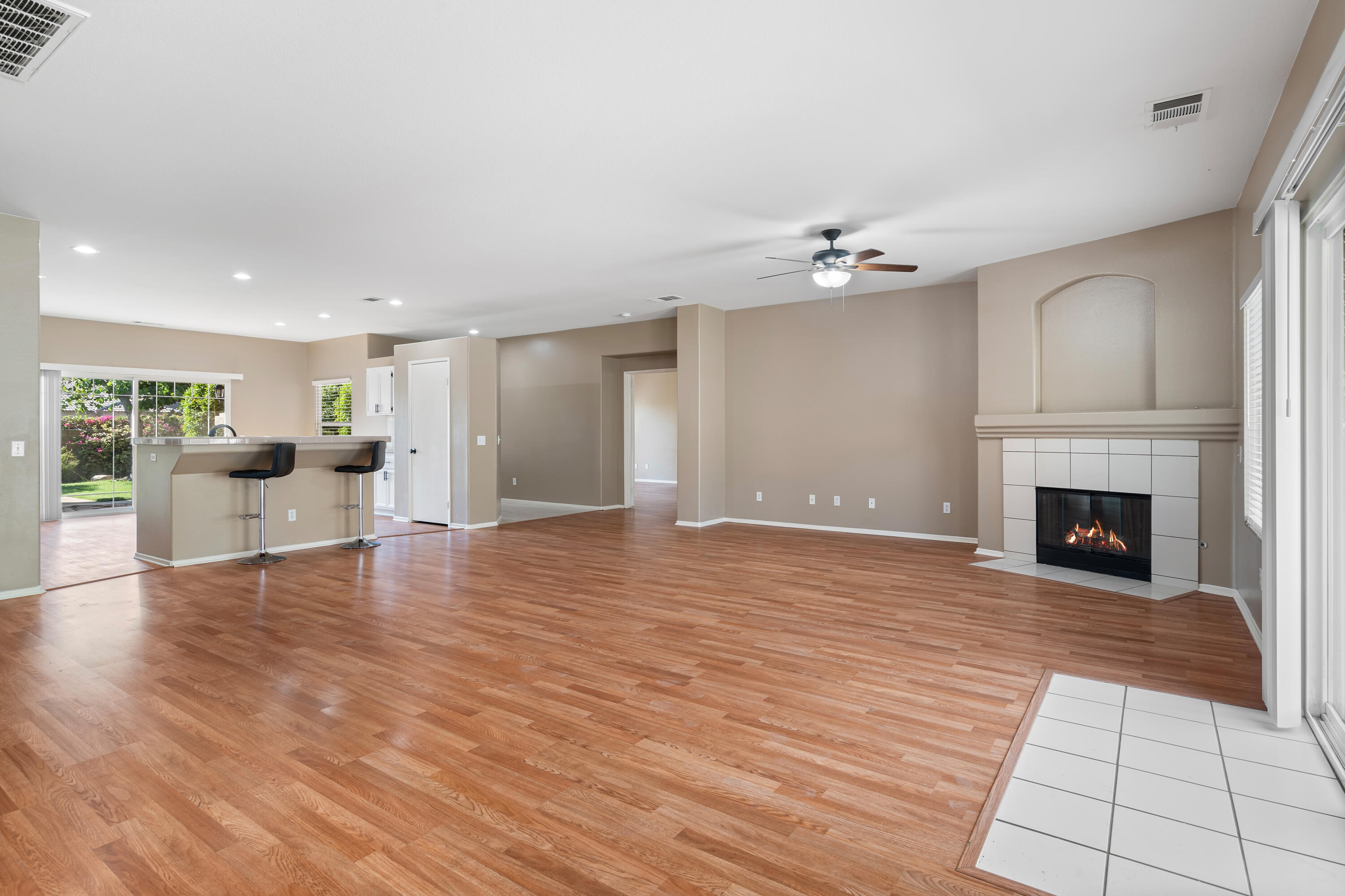 83160 Shadow Hills Way Indio, CA 92203 - Photo 13 of 50 a view of an empty room with a fireplace