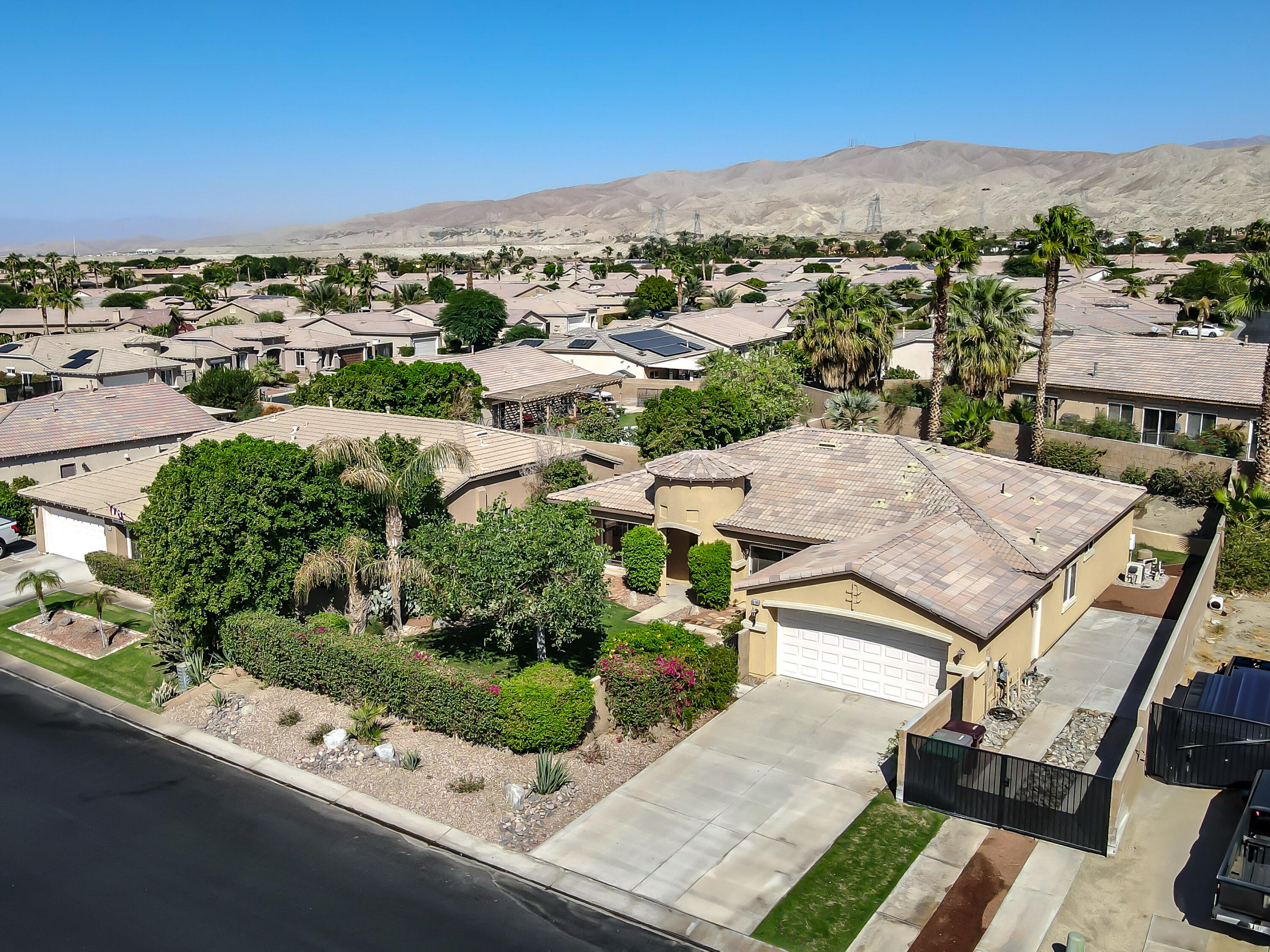 83160 Shadow Hills Way Indio, CA 92203 - Photo 48 of 50 an aerial view of a residential houses and city street