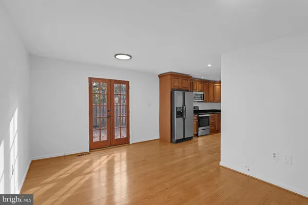 a view of a kitchen with a sink