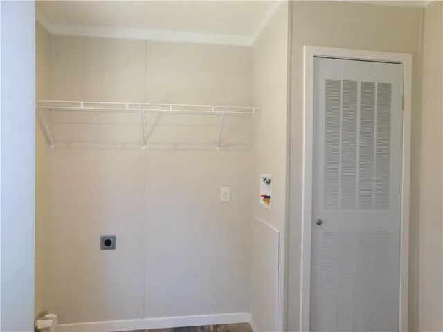 a balcony with view of wooden floor