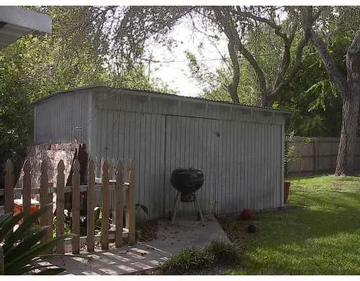 a backyard of a house