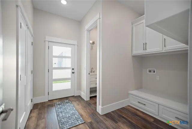 a view of an empty room