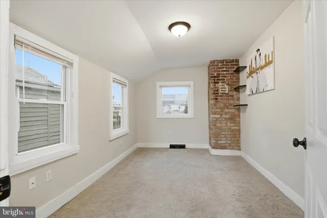 a view of an empty room