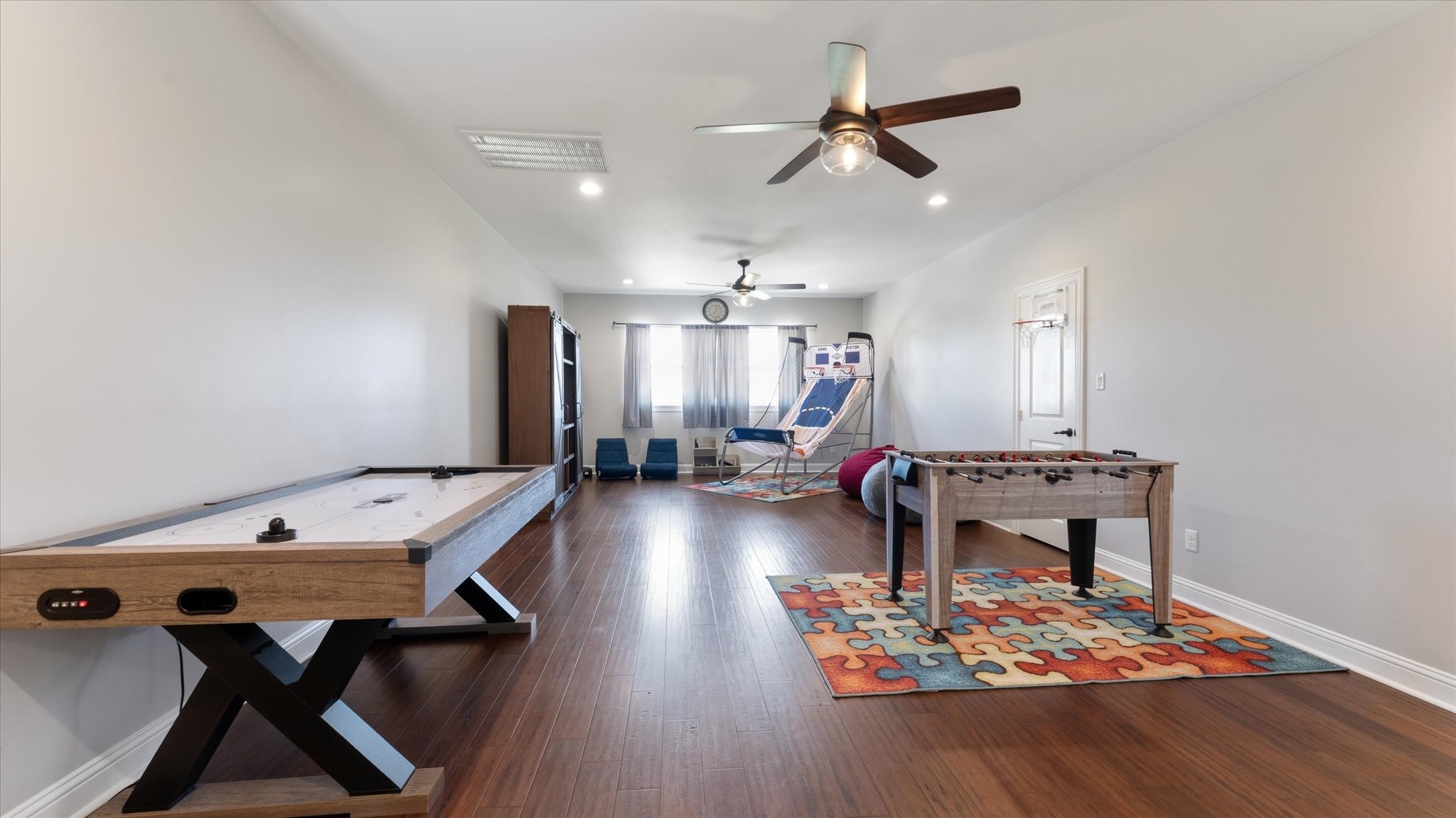 24 Longhorn Loop New Waverly, TX 77358 - Photo 22 of 45 a room with furniture pool table gym equipment and view living room