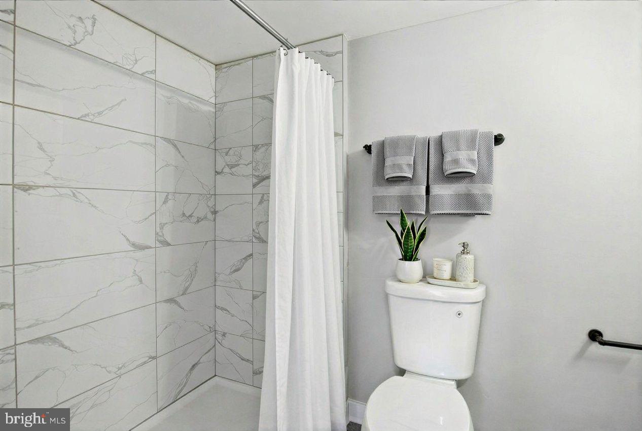 221 Denton Road Federalsburg, MD 21632 - Photo 13 of 33 a bathroom with a toilet and shower