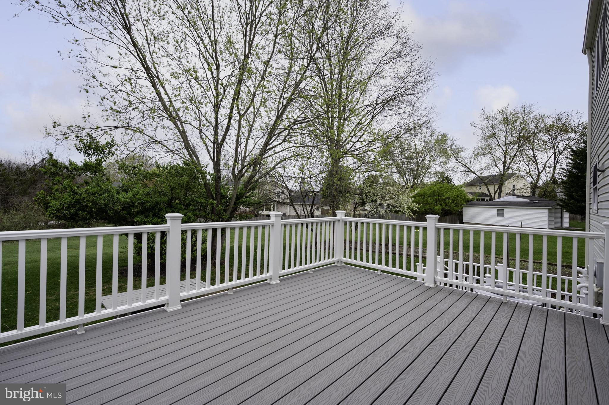 4417 Cub Run Road Chantilly, VA 20151 - Photo 22 of 57 a view of deck with wooden floor and fence