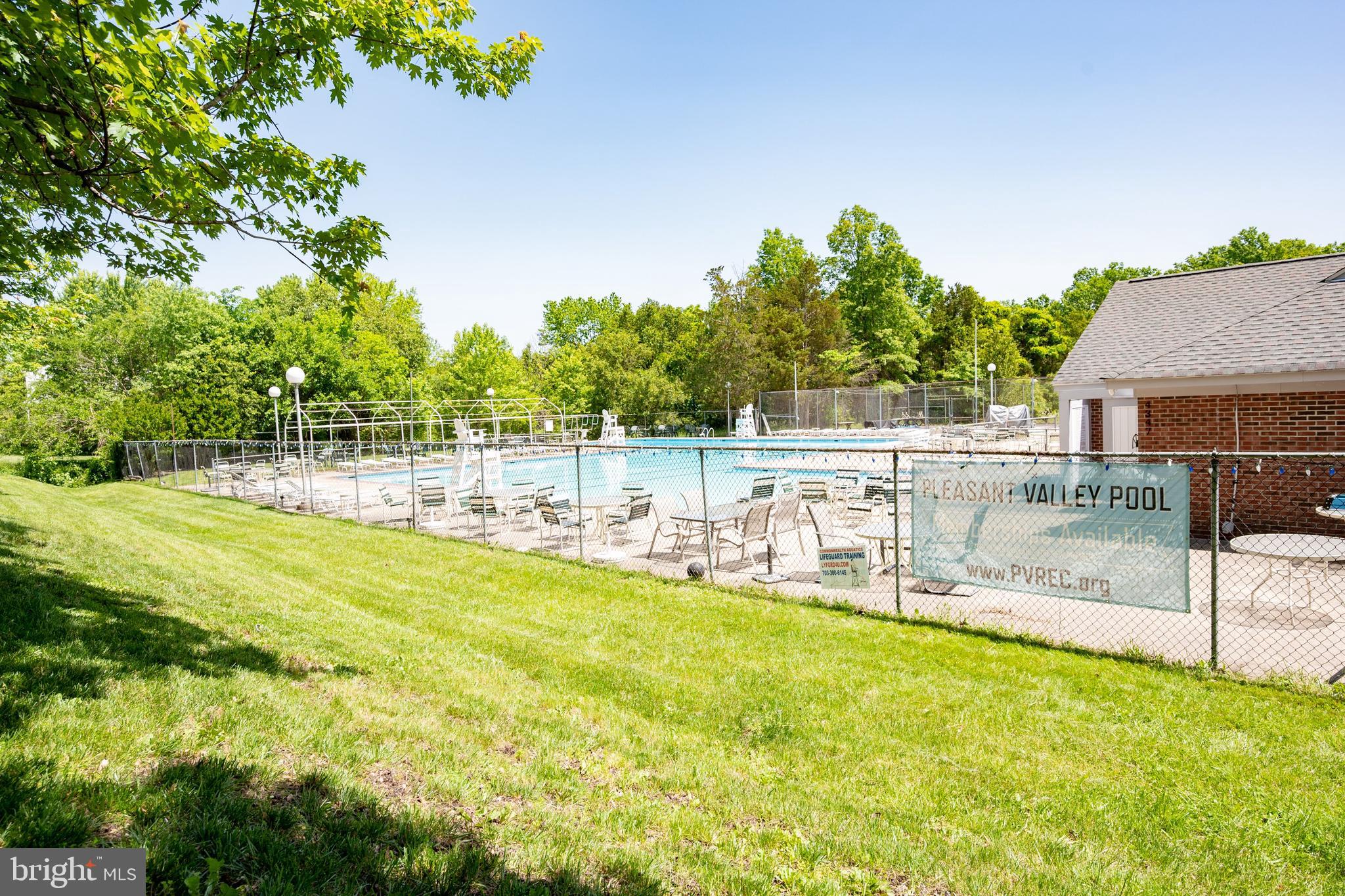 4417 Cub Run Road Chantilly, VA 20151 - Photo 47 of 57 a view of a swimming pool with a patio