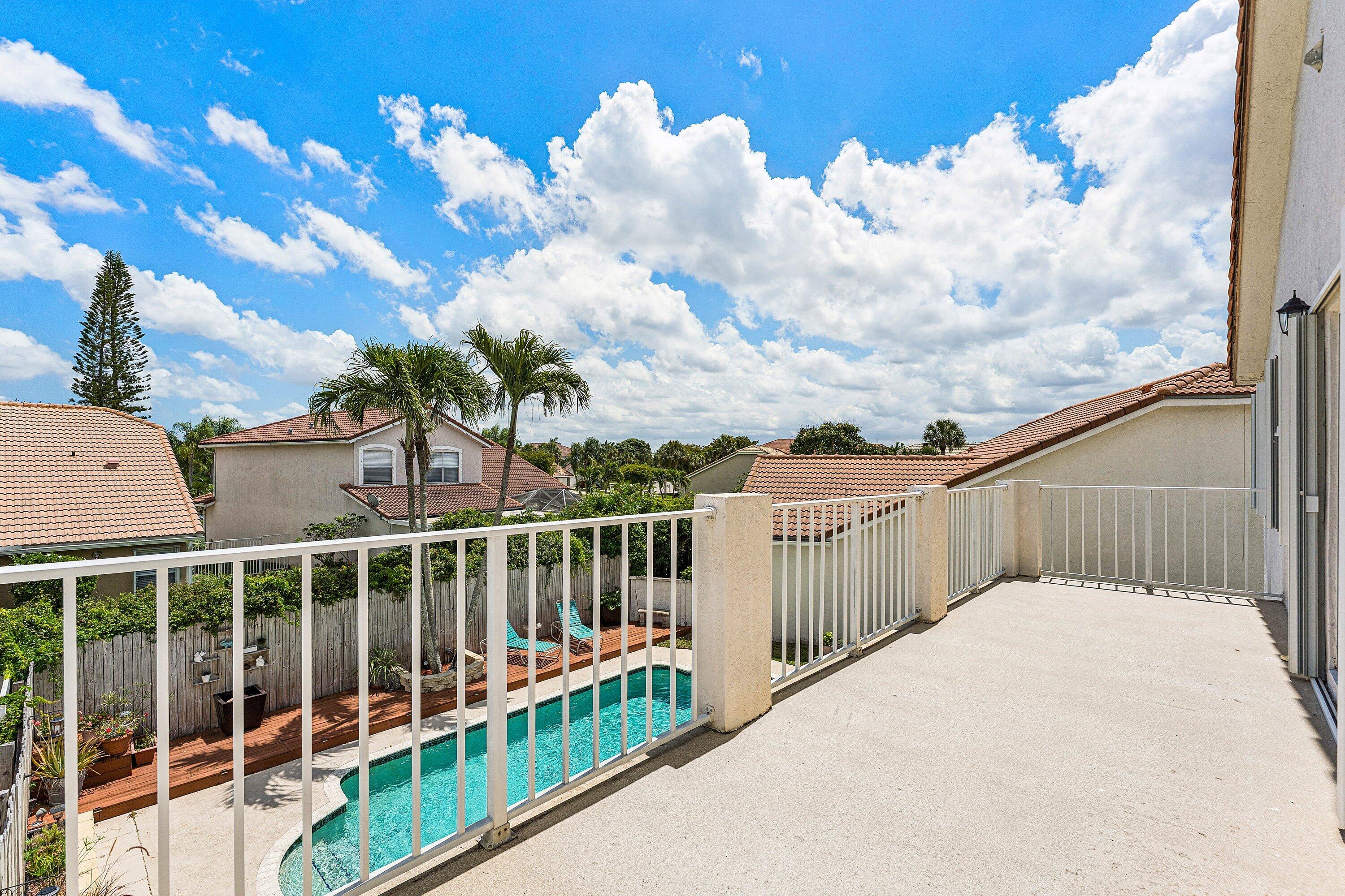 18250 Blue Lake Way Boca Raton, FL 33498 - Photo 33 of 50 Master balcony