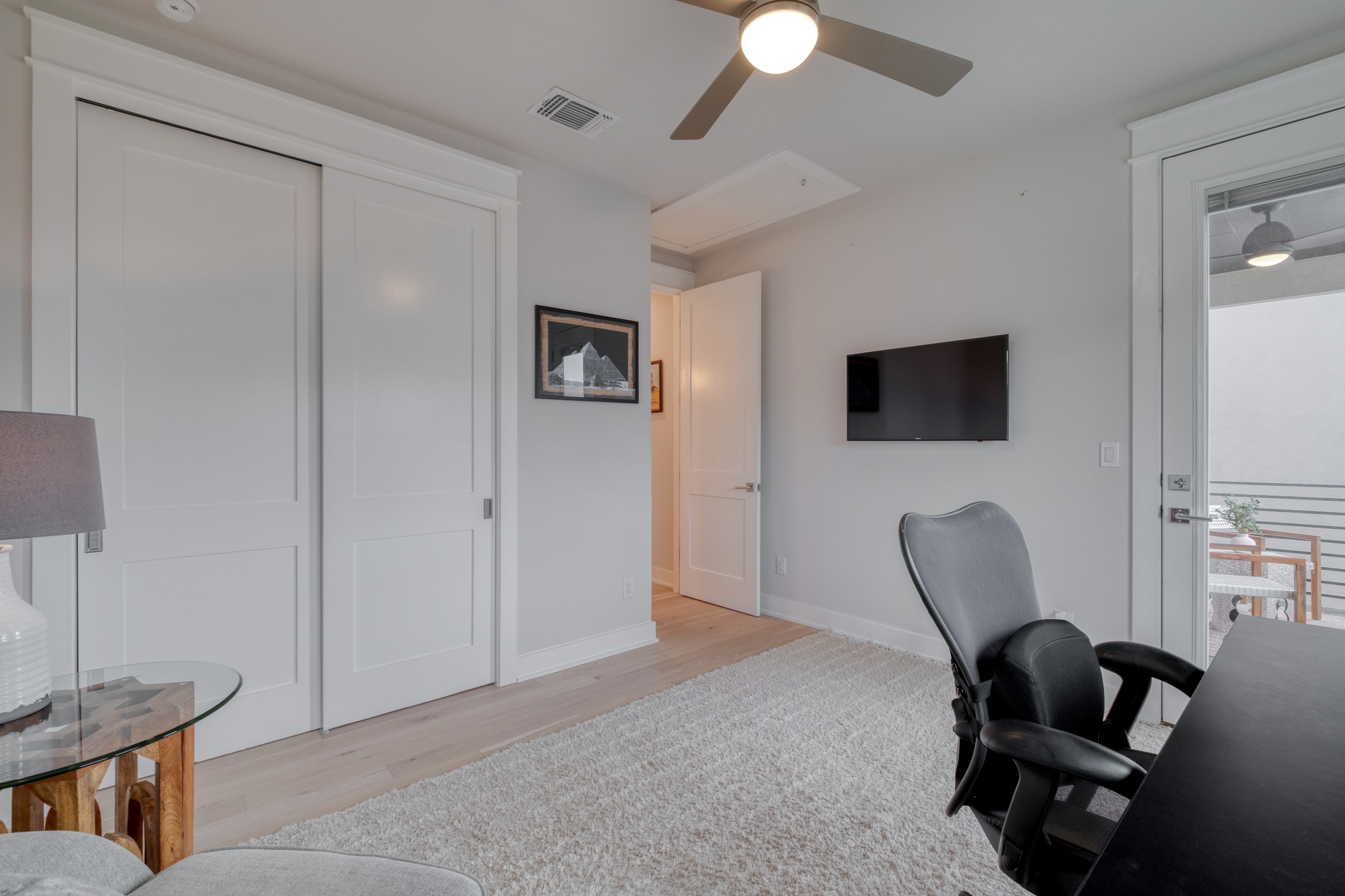 5002 Pecan Springs Road, Unit 7 Austin, TX 78723 - Photo 27 of 34 Like the rest of the home, this room features neutral tones for a cohesive look