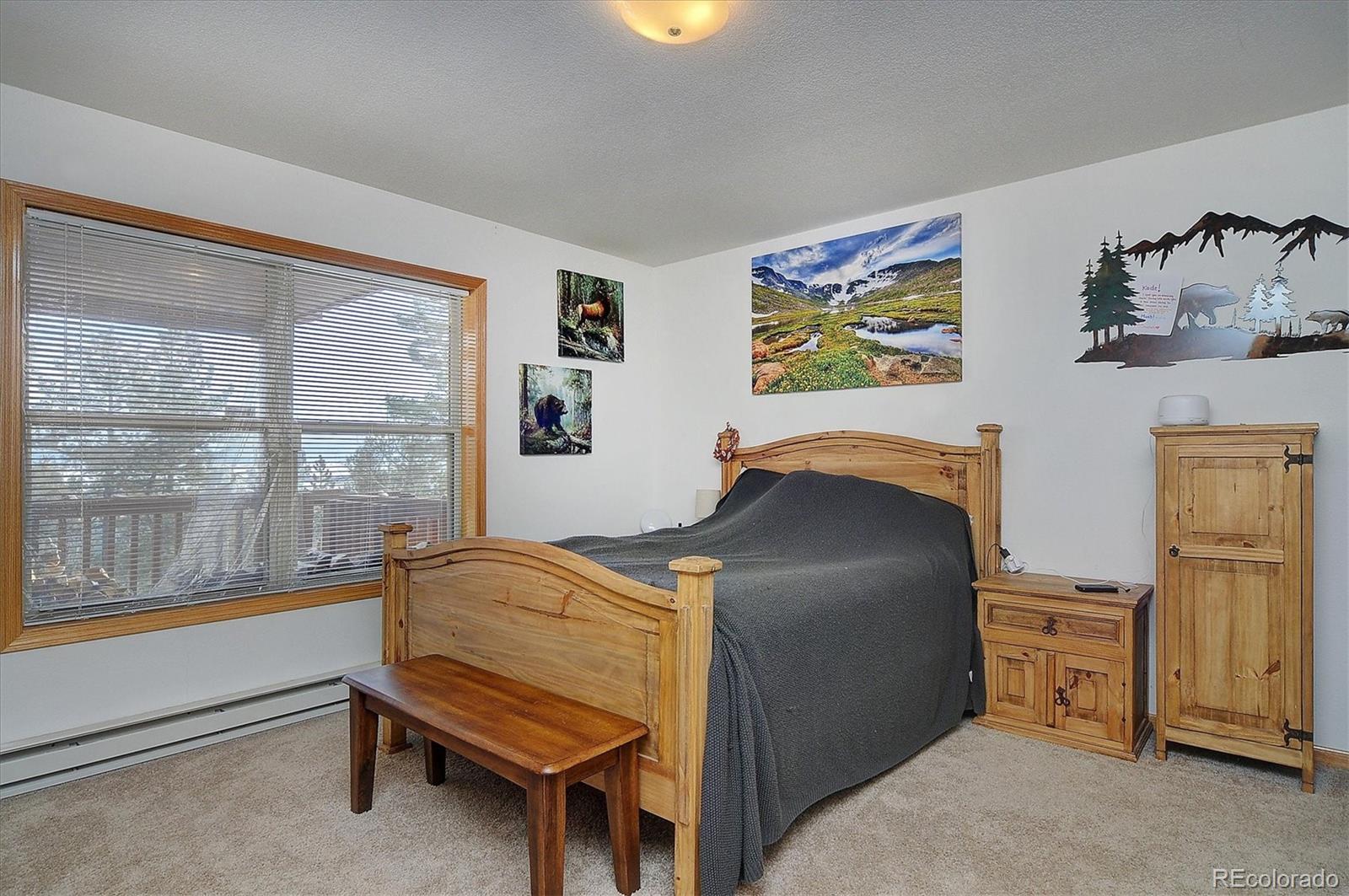 1733 Blacksmith Road Hartsel, CO 80449 - Photo 15 of 22 a bedroom with furniture and a window
