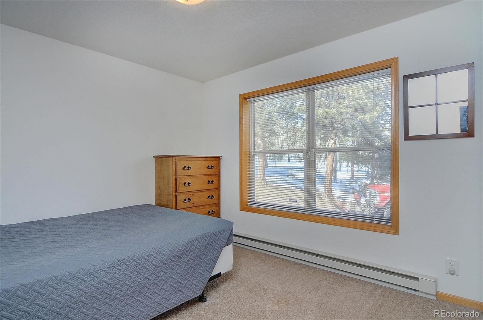 1733 Blacksmith Road Hartsel, CO 80449 - Photo 17 of 22 a bedroom with a bed and a window