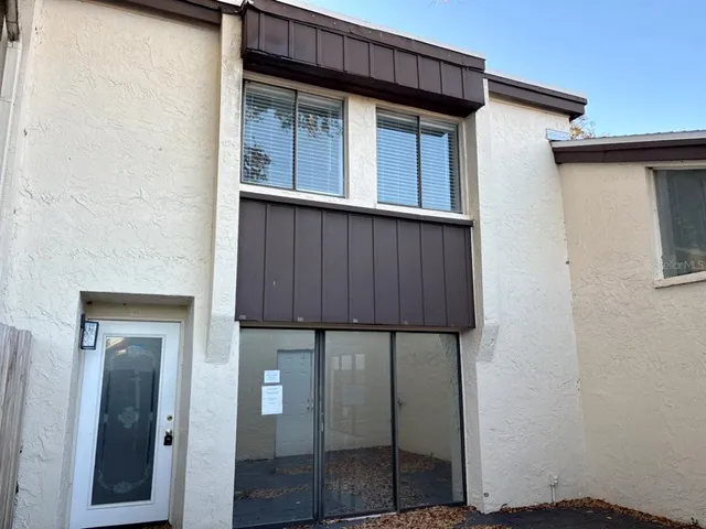 a view of front door