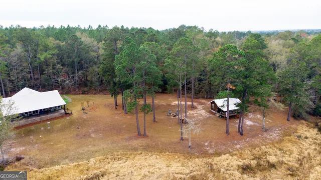 a view of outdoor space with seating space