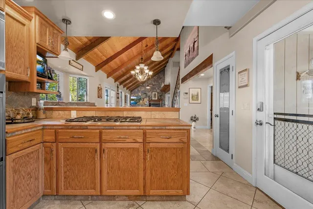a bedroom with furniture and a gym equipment