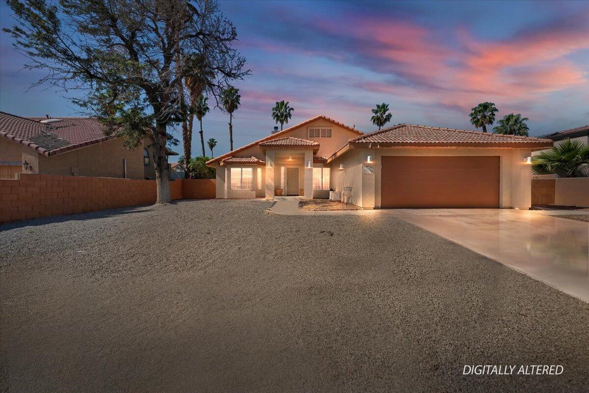 68635 Panorama Road Cathedral City, CA 92234 - Photo 12 of 58 01-Front of Home at Twilight