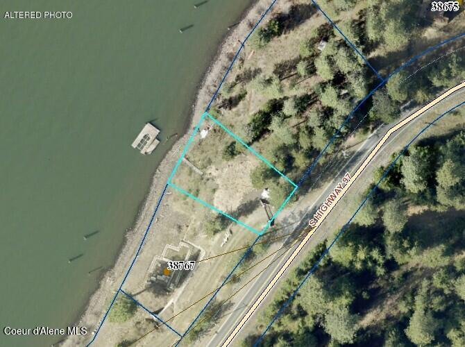 97 South Highway 97 Harrison, ID 83833 - Photo 9 of 9 Dubois Waterfront Aerial Outline