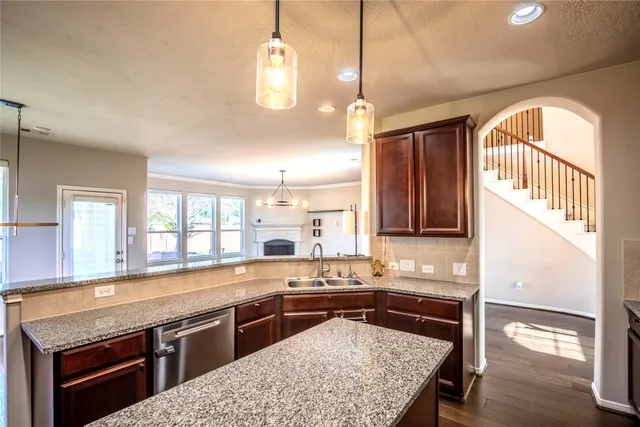 a view of a house with a swimming pool