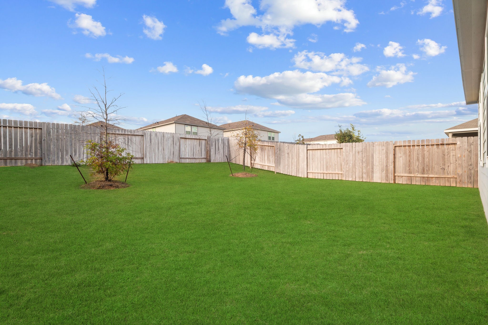614 Edge Lake Court Montgomery, TX 77316 - Photo 22 of 27 a view of a yard with a house in the background