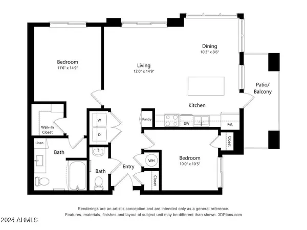 $1,480 | 7750 West Encanto Boulevard, Unit 2 5, Phoenix, AZ 85035