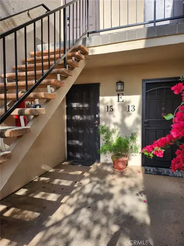 a view of street with sitting area