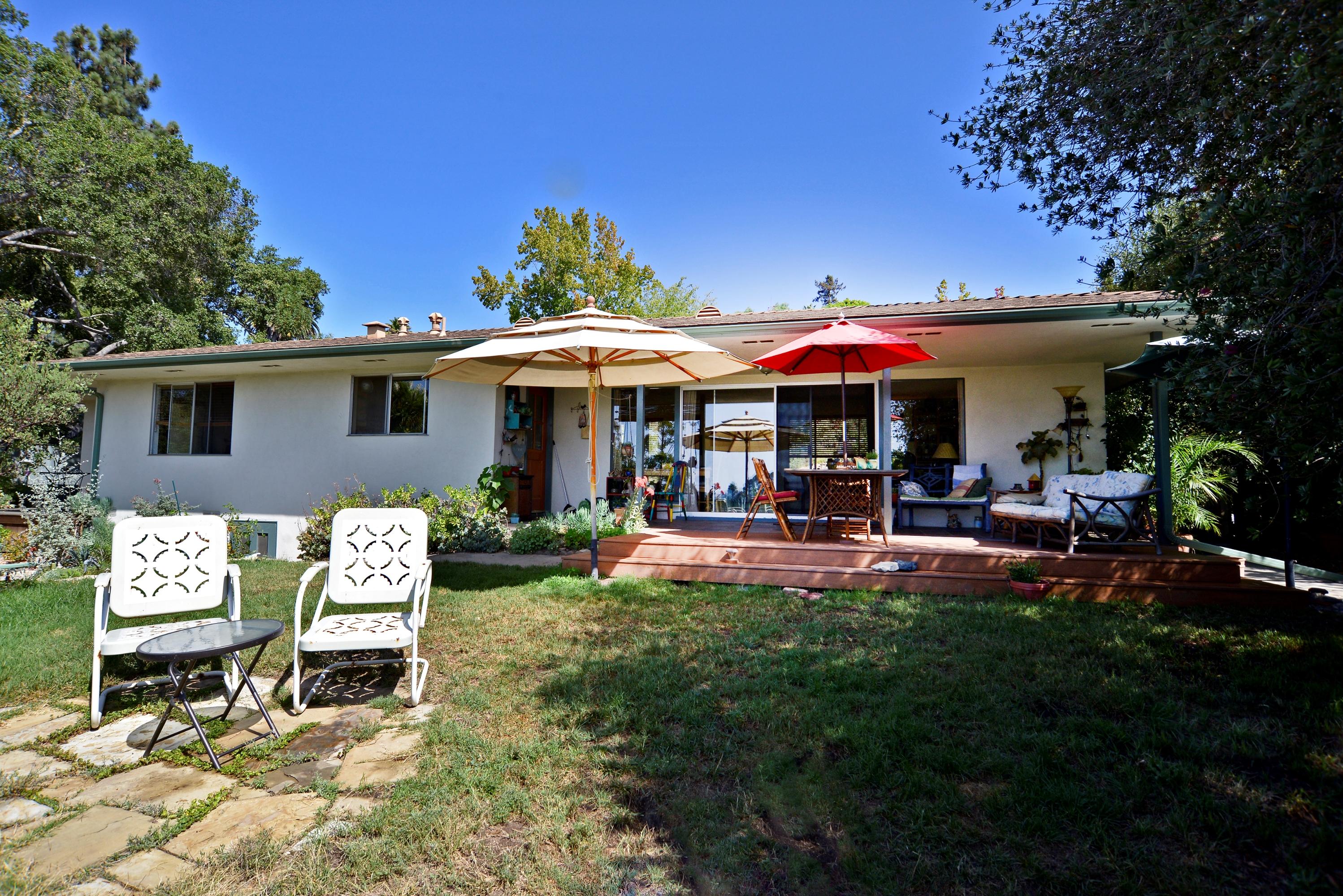 2889 Foothill Road Santa Barbara, CA 93105 - Photo 12 of 23 Back yard close to the house