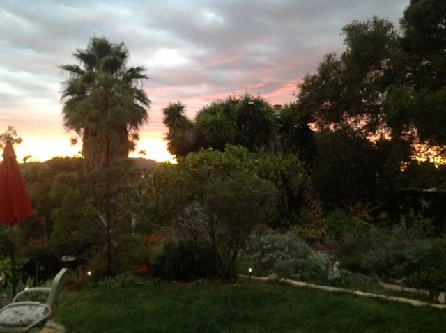 2889 Foothill Road Santa Barbara, CA 93105 - Photo 19 of 23 Patio_Sunset