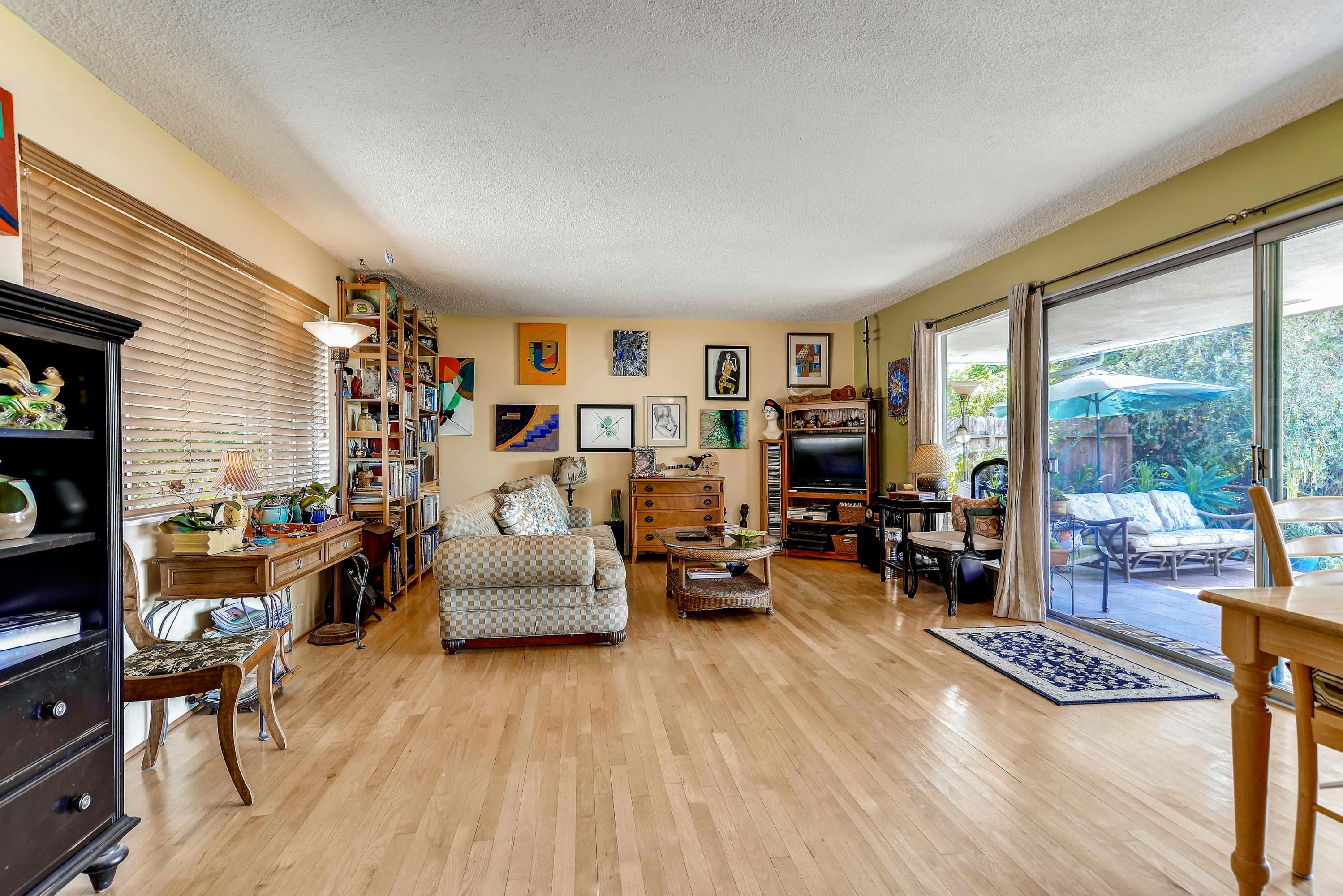 2889 Foothill Road Santa Barbara, CA 93105 - Photo 5 of 23 Living Room, view of the back garden