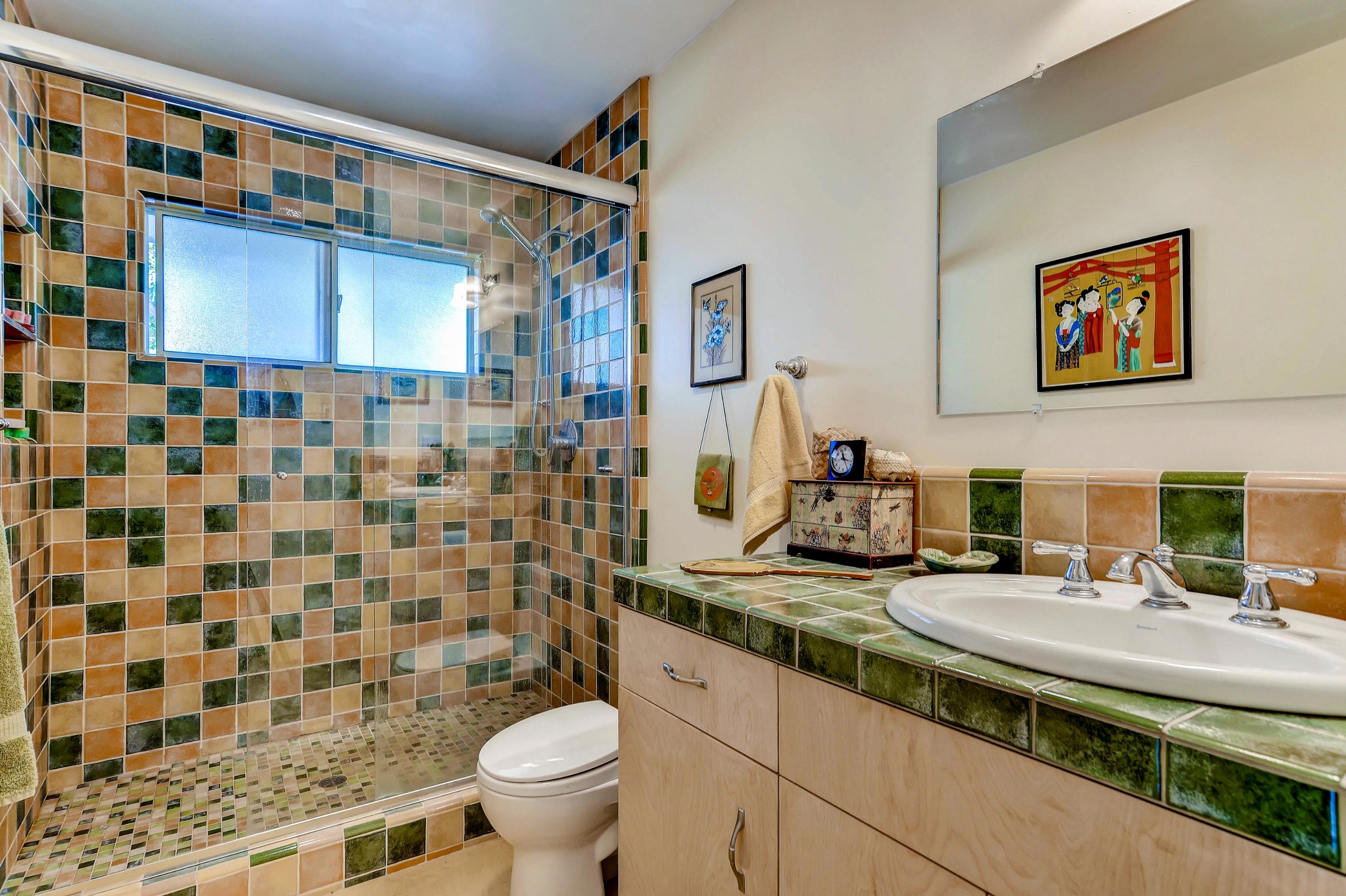 2889 Foothill Road Santa Barbara, CA 93105 - Photo 9 of 23 Master Bathroom, w/ walk in shower
