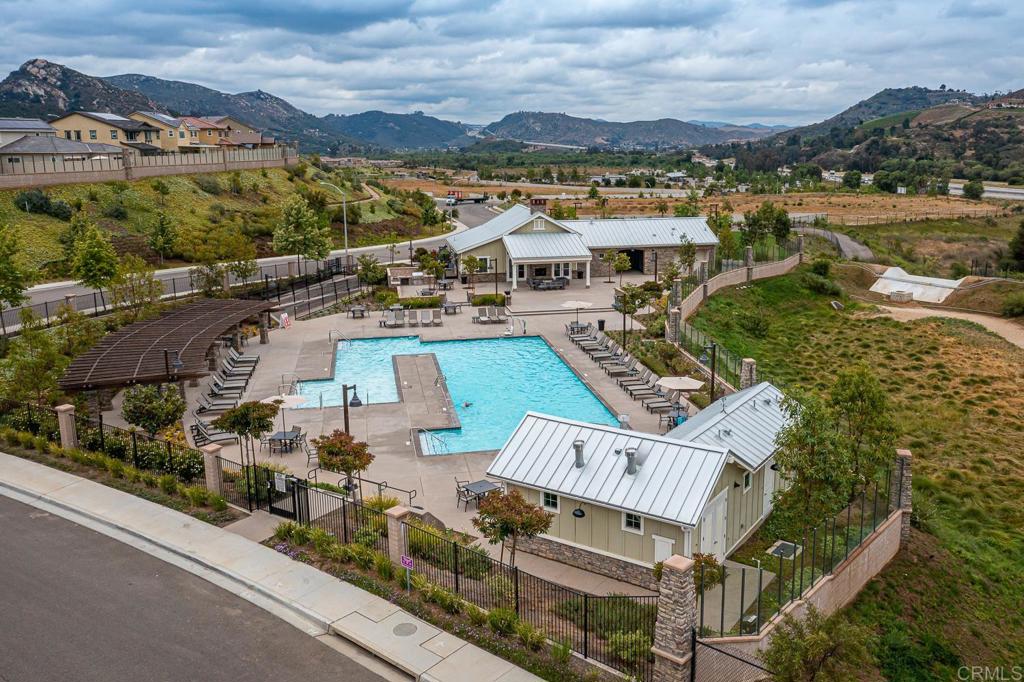 352 Misaki Way Fallbrook, CA 92028 - Photo 66 of 68 an aerial view of a house with a lake view